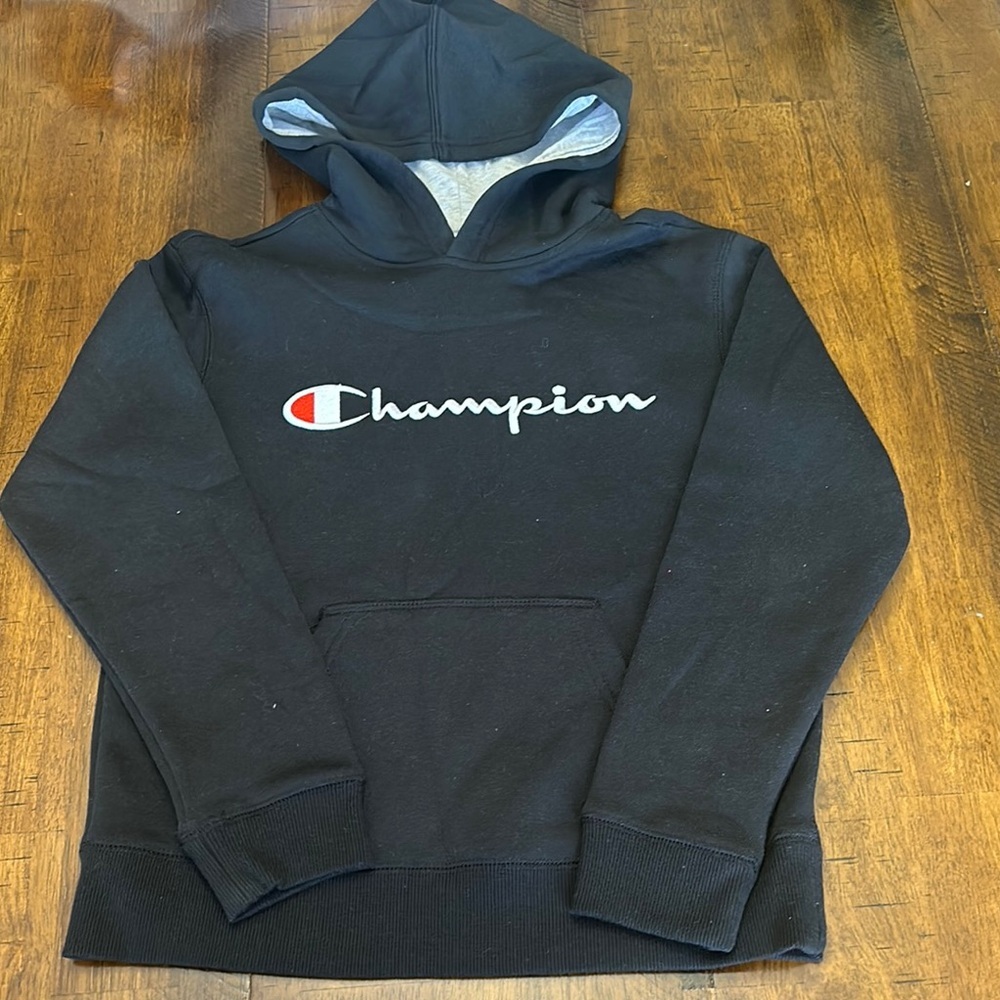 Champion Black Kids Hoodie